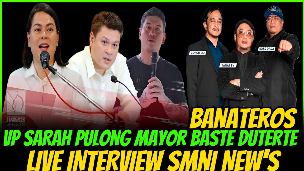 VP SARAH-PULONG-BASTE DUTERTE LIVE INTERVIEW ON SMNI BANATEROS❗️ - YouTube