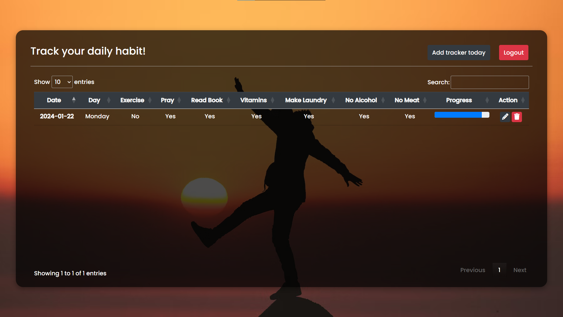 Daily Habit Tracker Using PHP and MySQL with Source Code | SourceCodester