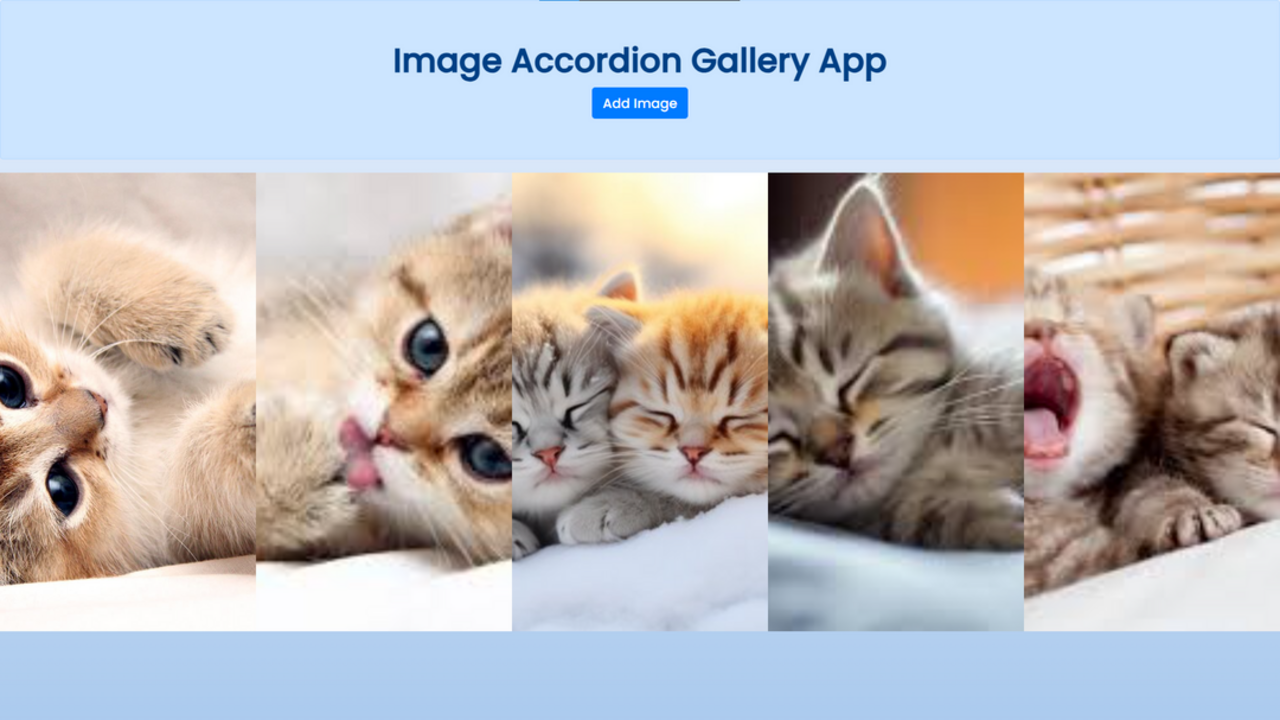 Image Accordion Gallery App Using PHP and MySQL with Source Code | SourceCodester