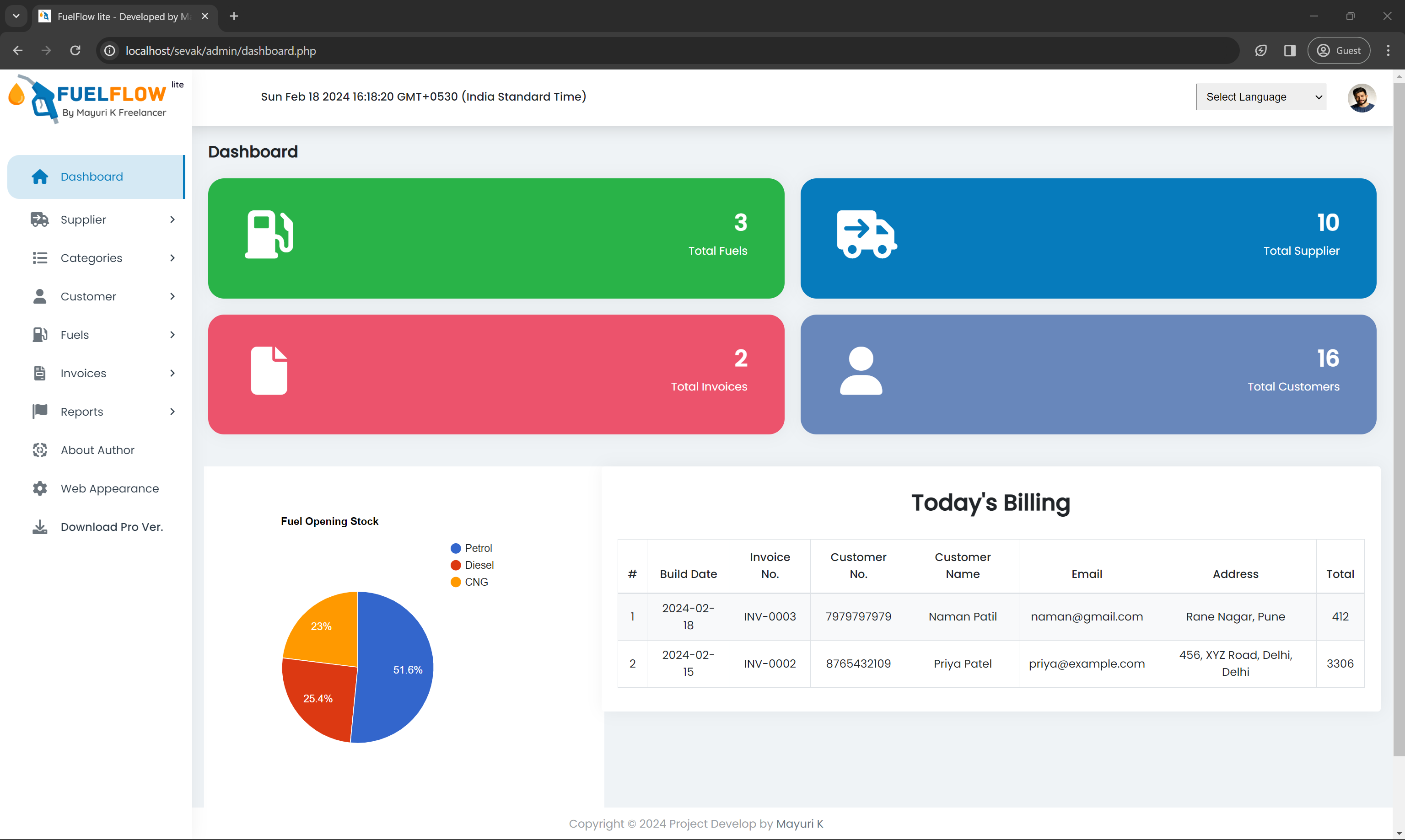 Petrol pump management software free download | SourceCodester