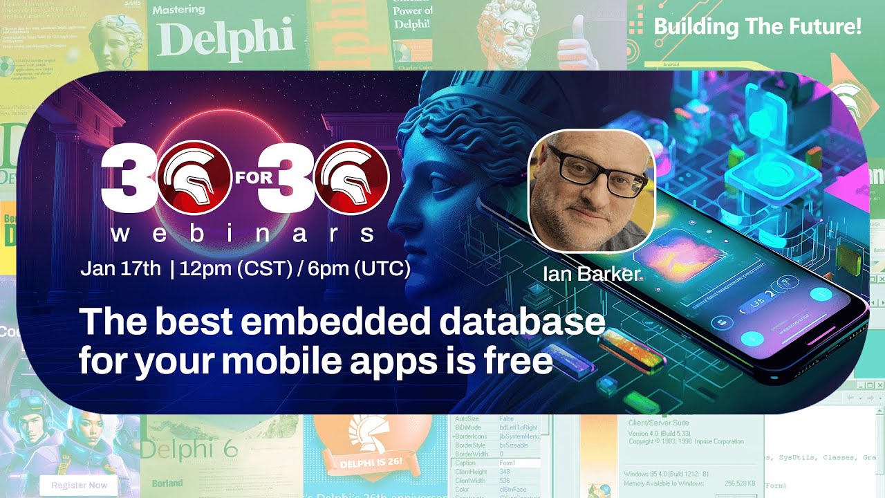 The best embedded database for your mobile apps is free! with Ian Barker - YouTube