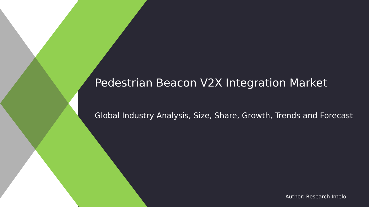 Pedestrian Beacon V2X Integration Market Research Report 2033
